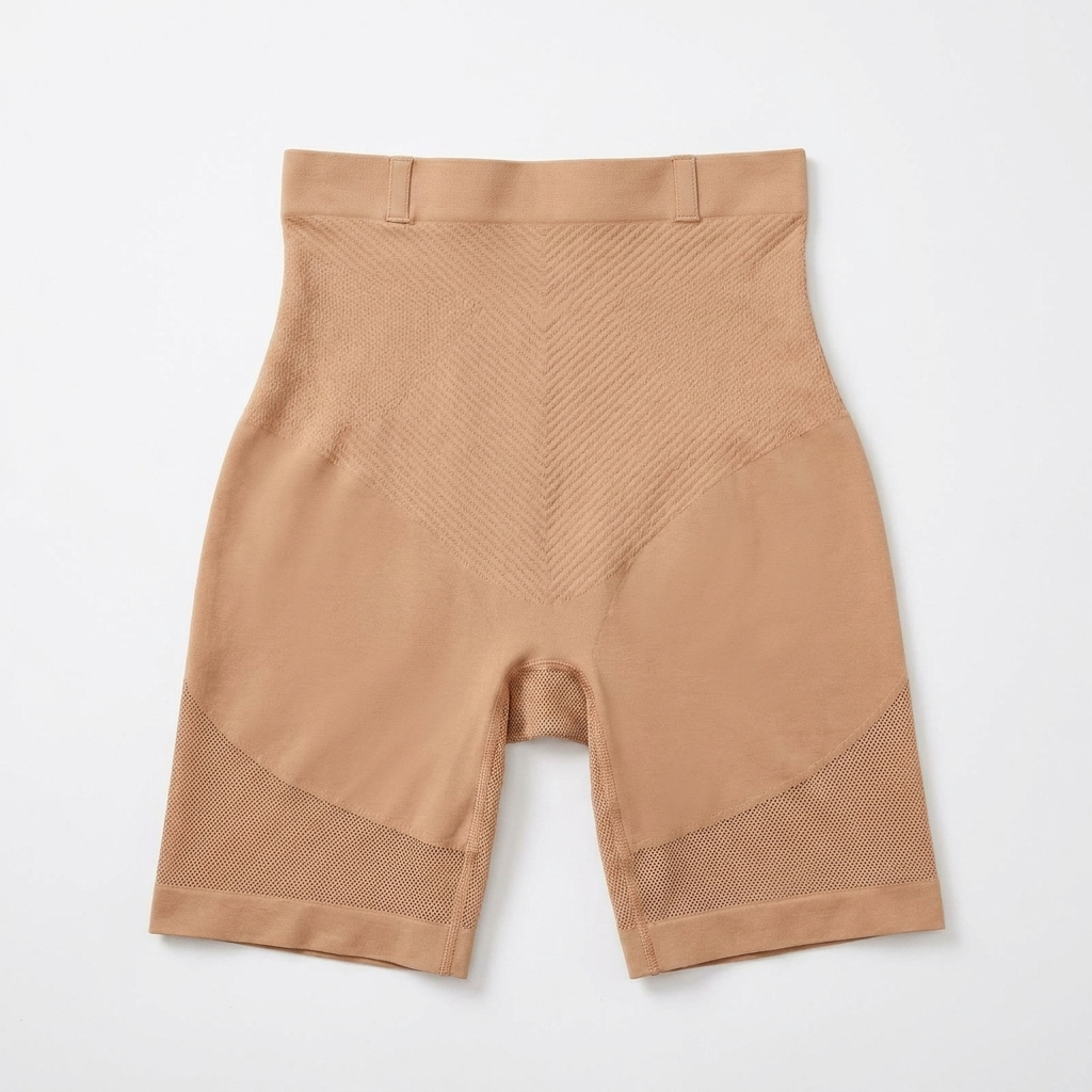 SilhouetteSculpt™ – High-Waisted Seamless Shaping Shorts with Anti-Roll Waistband