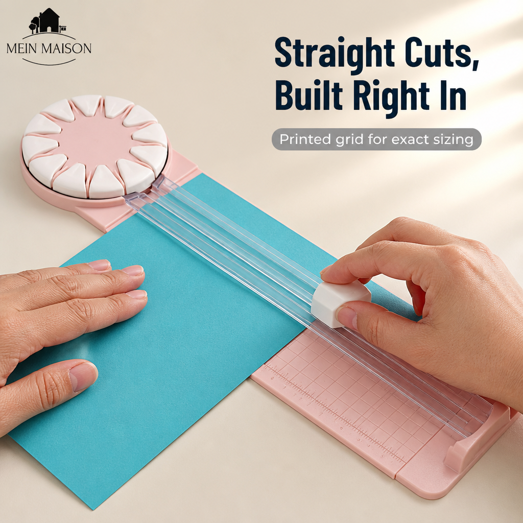 CraftEdge™ — Swap 12 Decorative Edges in One Twist, No More Crooked Cuts
