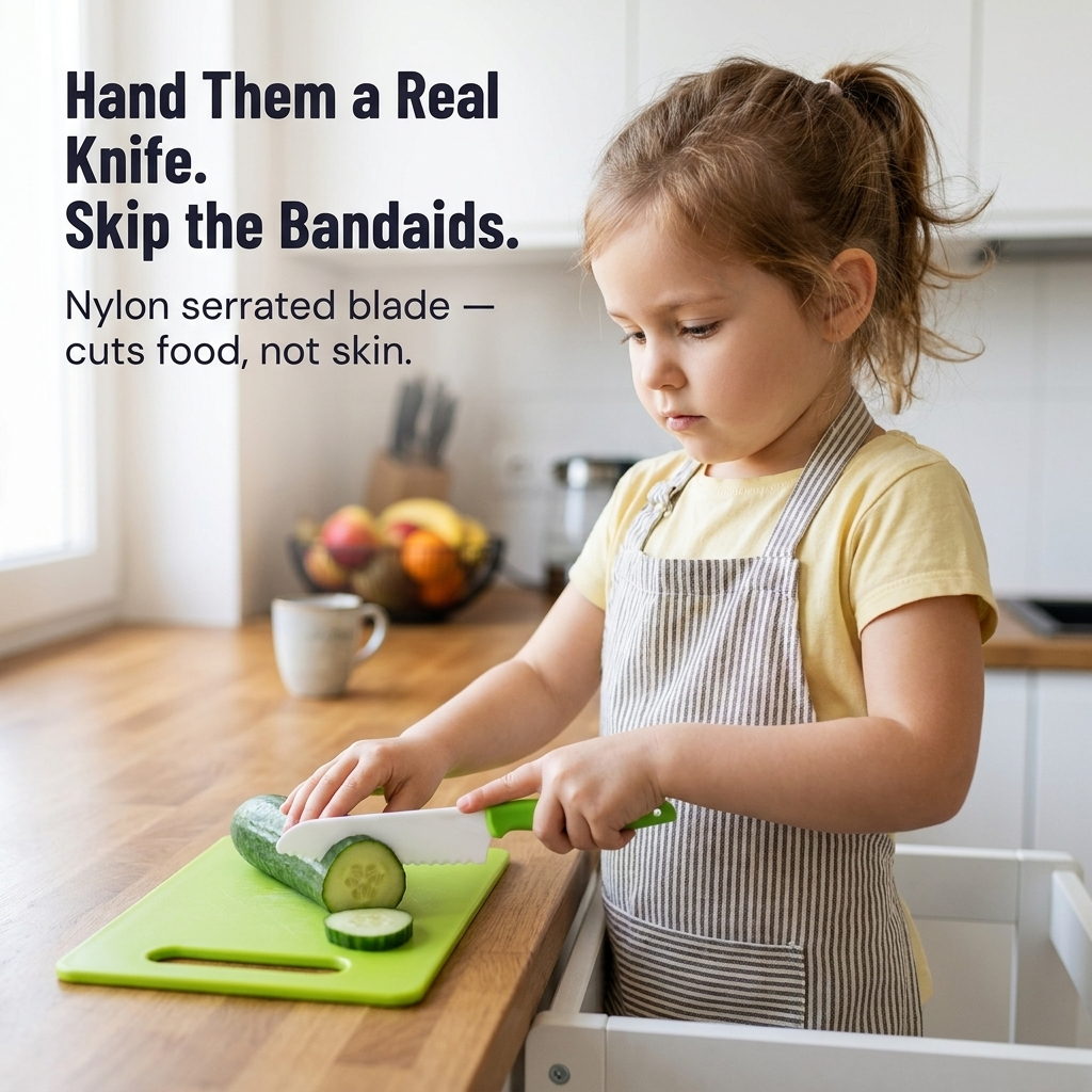 MiniMaster™ — Hand Your Kid a Real Knife Without the Bandaids