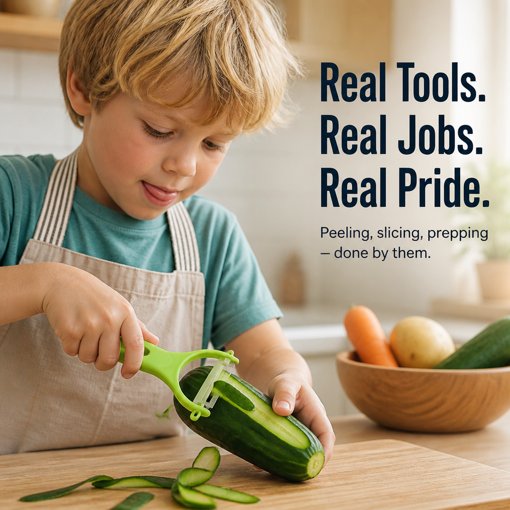 MiniMaster™ — Hand Your Kid a Real Knife Without the Bandaids