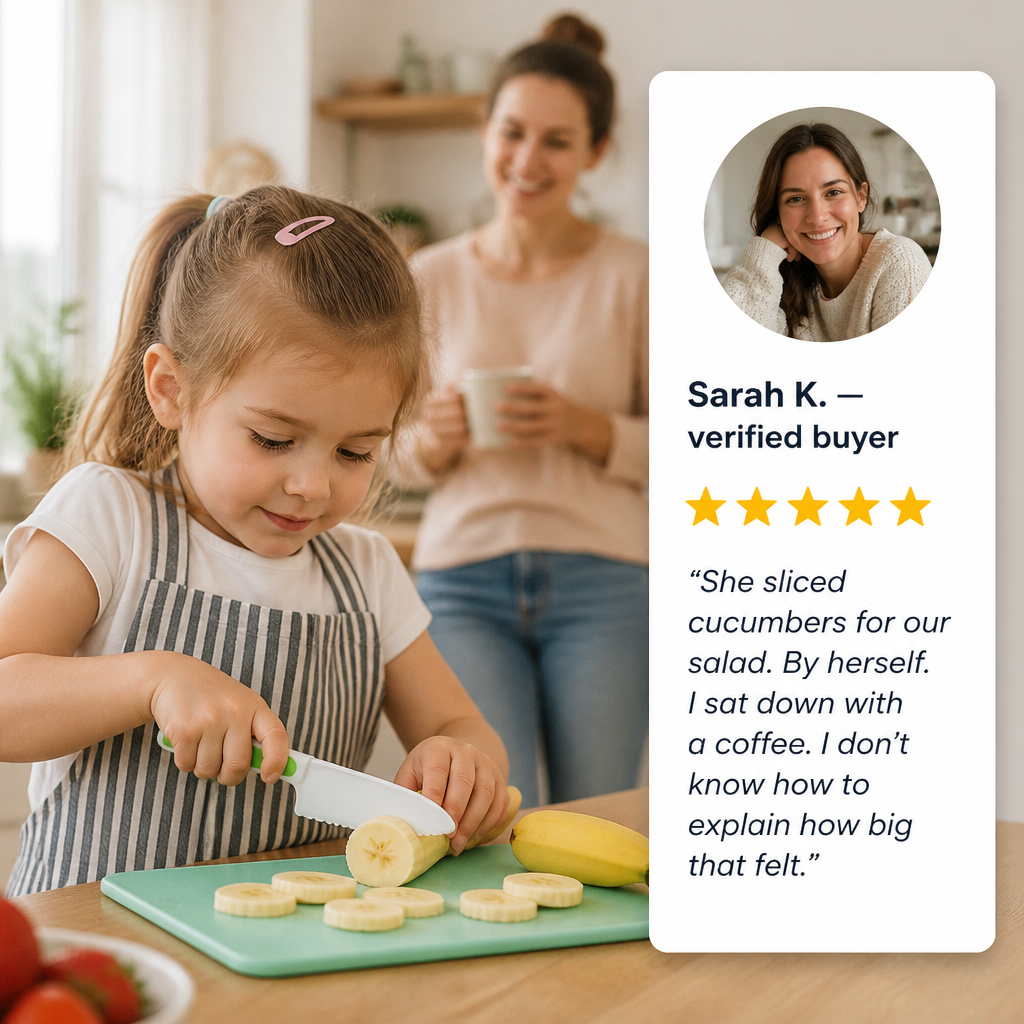 MiniMaster™ — Hand Your Kid a Real Knife Without the Bandaids
