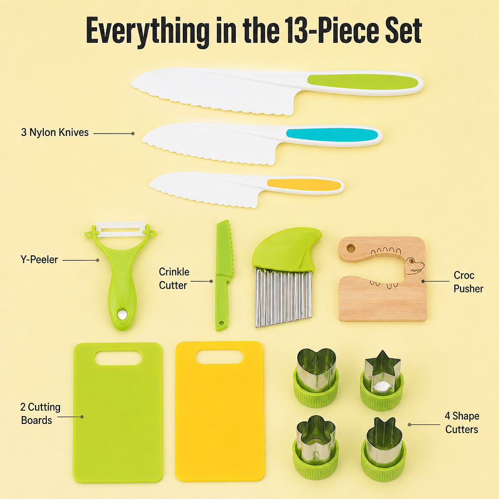 MiniMaster™ — Hand Your Kid a Real Knife Without the Bandaids