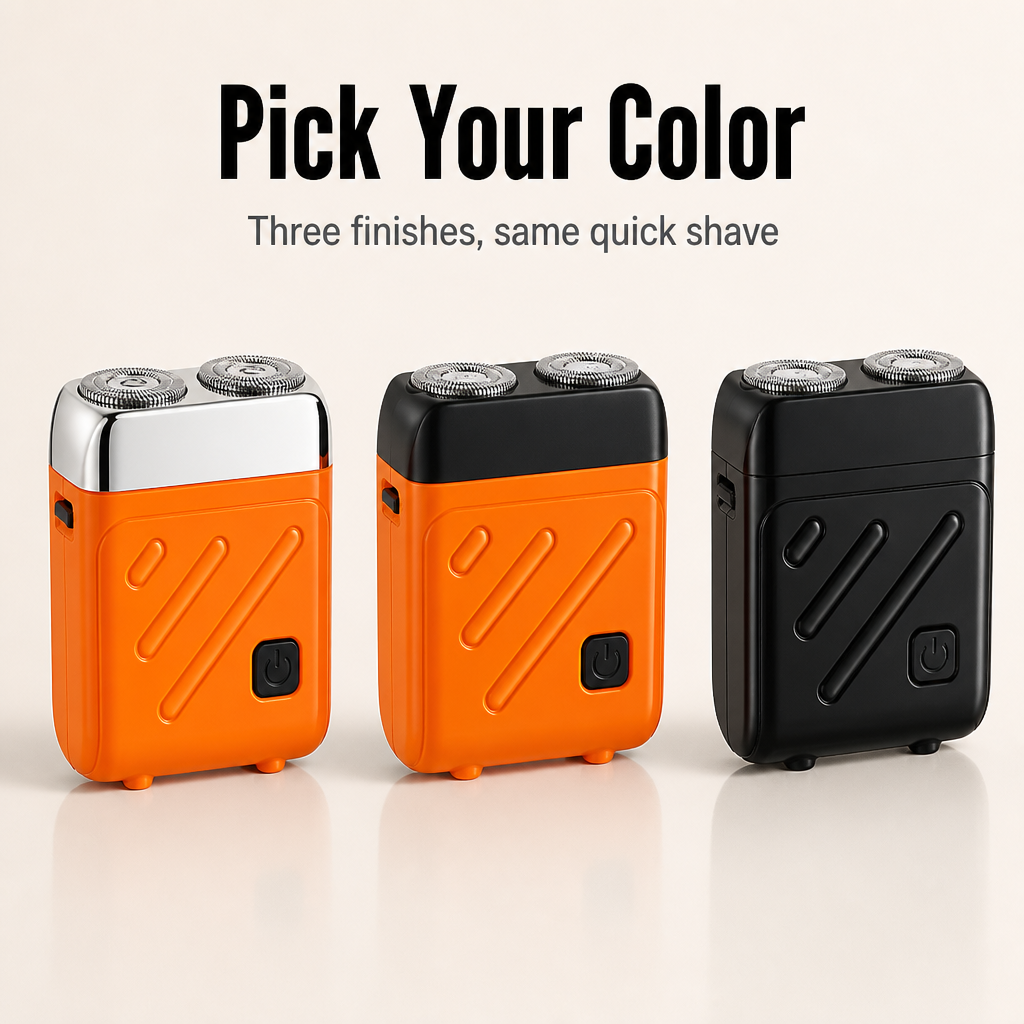 GlideSharp™ Mini Shaver — Cut Shave Time in Half and Own Your Sharpest Look Instantly
