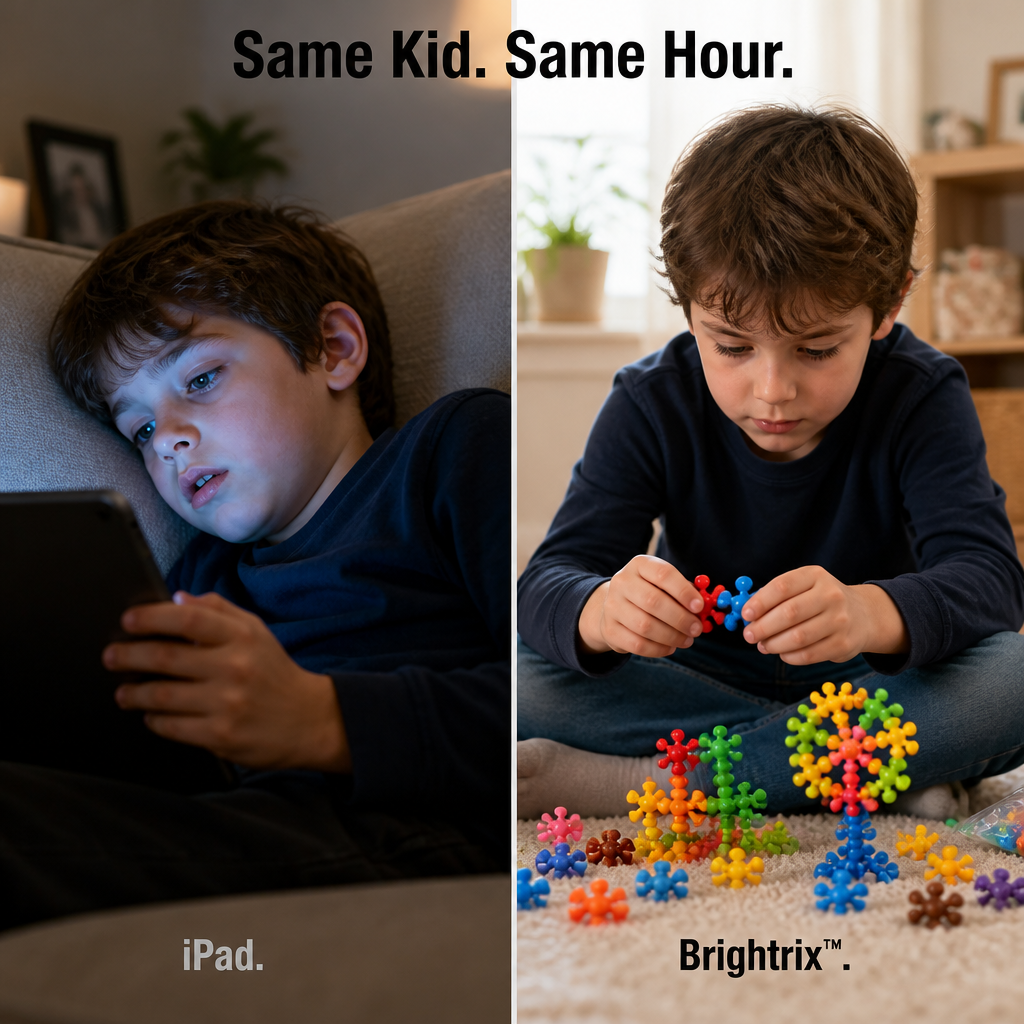 Brightrix™ Connectors — Snap Together Hours of Screen-Free, Creative Play