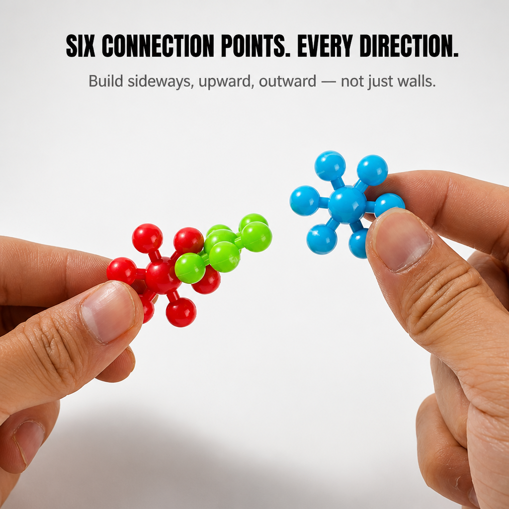 Brightrix™ Connectors — Snap Together Hours of Screen-Free, Creative Play