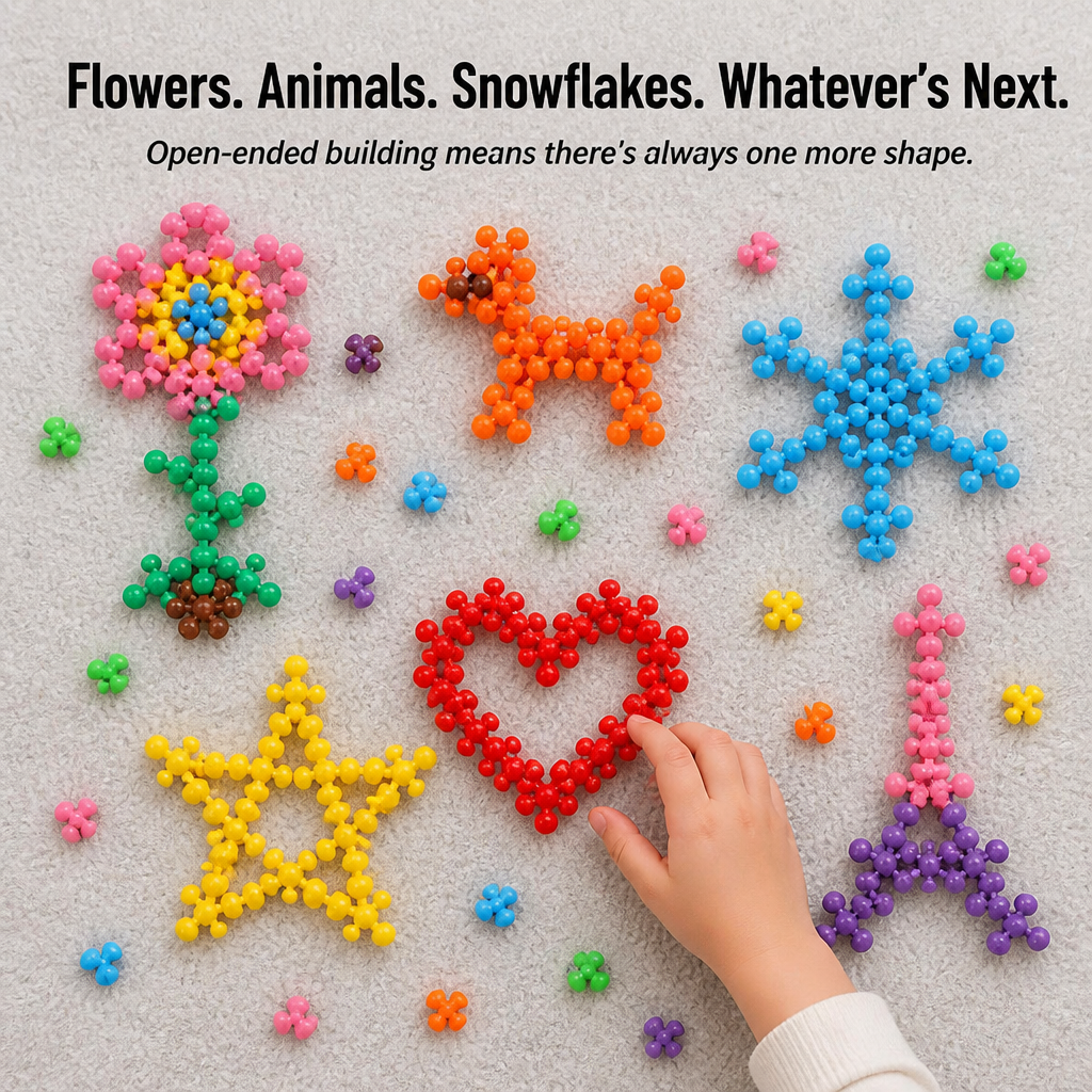 Brightrix™ Connectors — Snap Together Hours of Screen-Free, Creative Play