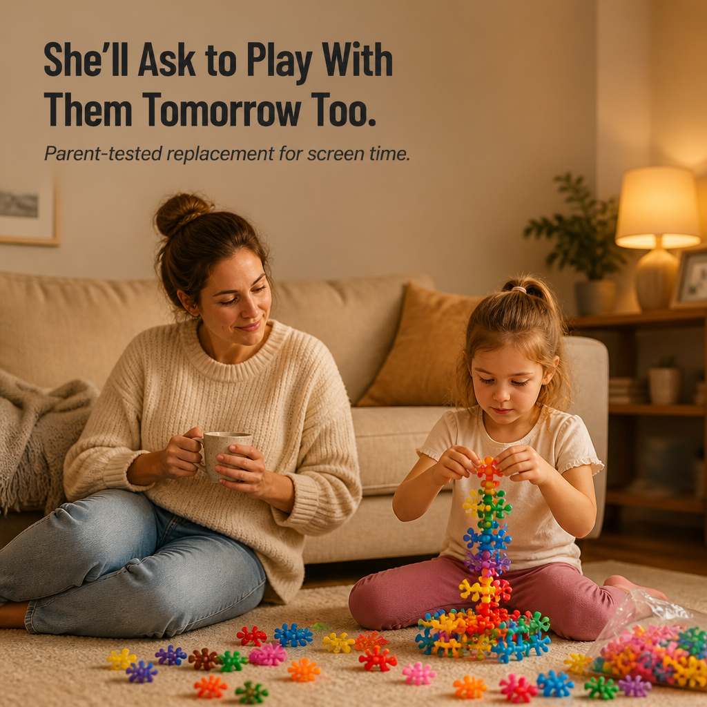 Brightrix™ Connectors — Snap Together Hours of Screen-Free, Creative Play