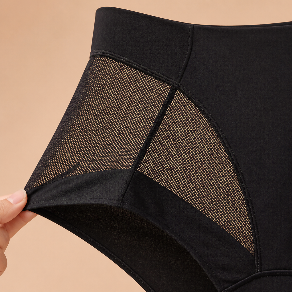Serisculpt™ – High-Waisted Shaping Briefs with Leak-Proof Triple-Layer Protection