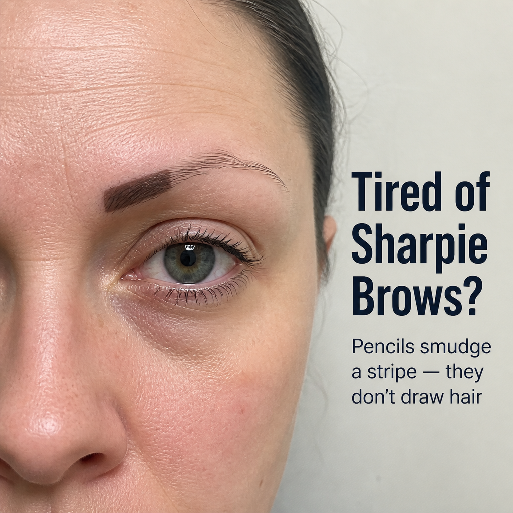 BrowLuxe™ — Draw Real-Hair Brow Strokes in 60 Seconds, Skip the Microblading