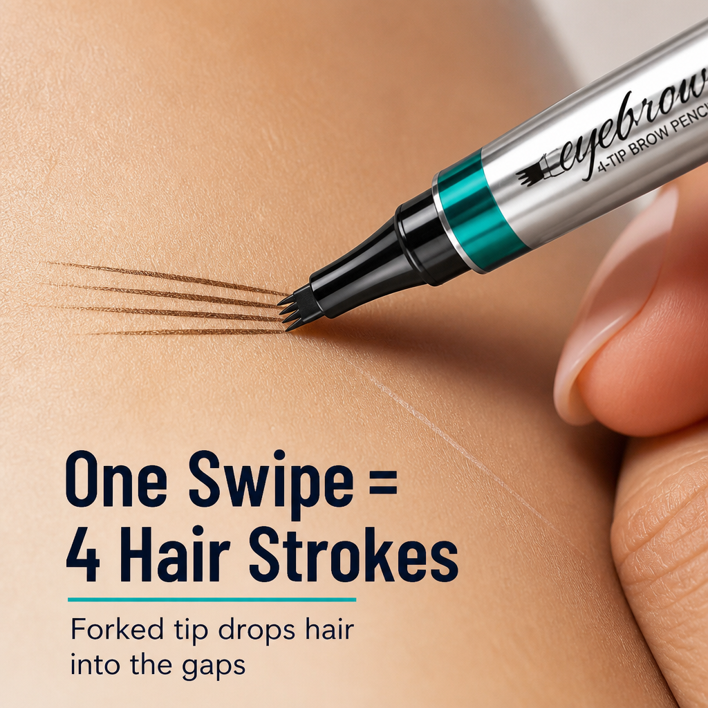 BrowLuxe™ — Draw Real-Hair Brow Strokes in 60 Seconds, Skip the Microblading