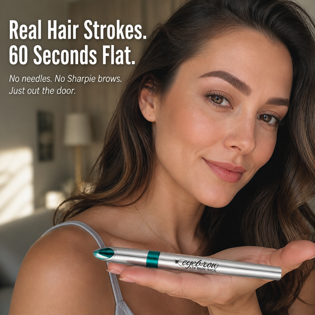 BrowLuxe™ — Draw Real-Hair Brow Strokes in 60 Seconds, Skip the Microblading