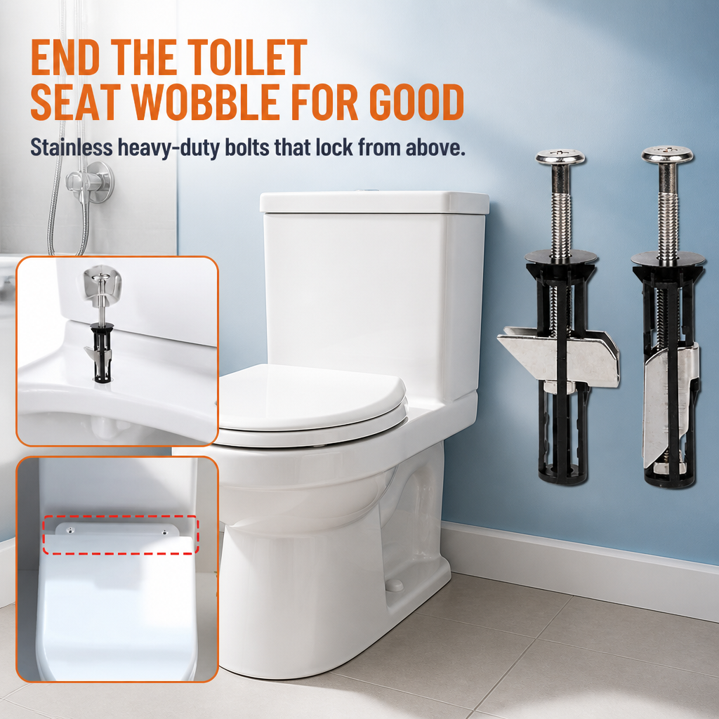 BoltGuard™ — Lock Down Wobbly Toilet Seats In Under 2 Minutes Flat