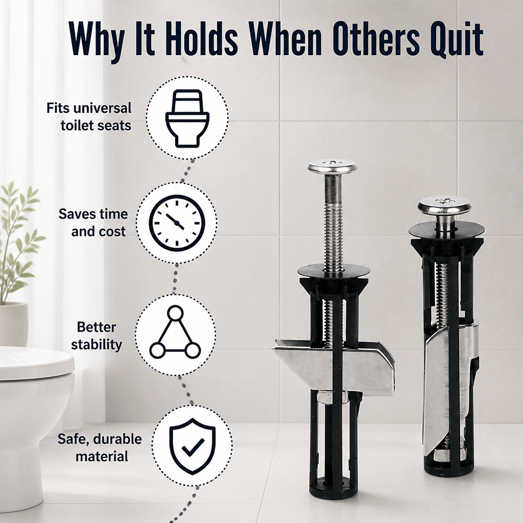 BoltGuard™ — Lock Down Wobbly Toilet Seats In Under 2 Minutes Flat