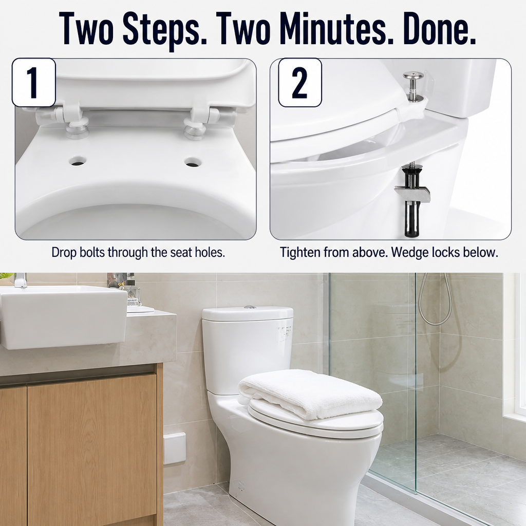 BoltGuard™ — Lock Down Wobbly Toilet Seats In Under 2 Minutes Flat