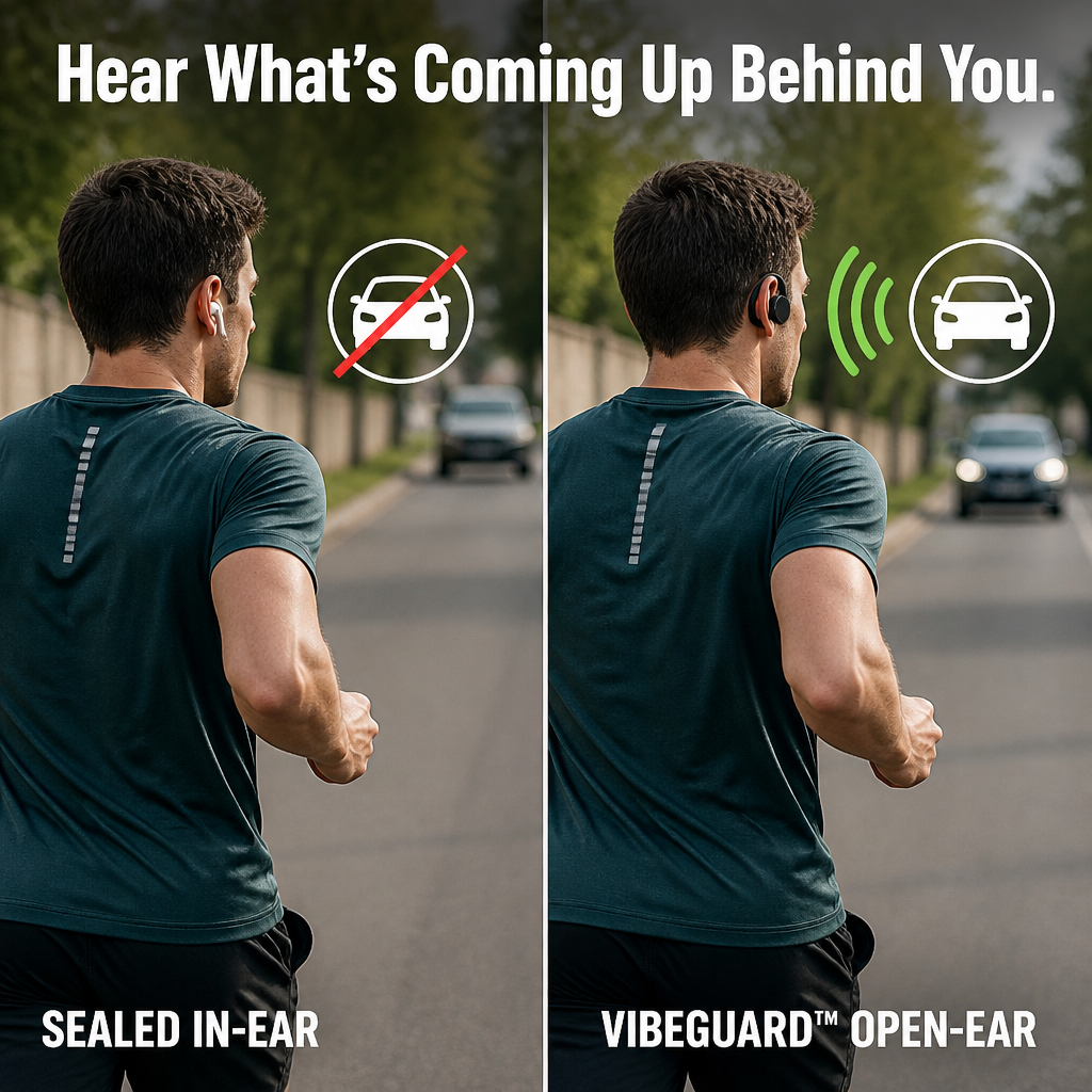 VibeGuard™ — Run with Music On and Your Ears Wide Open | Free Shipping