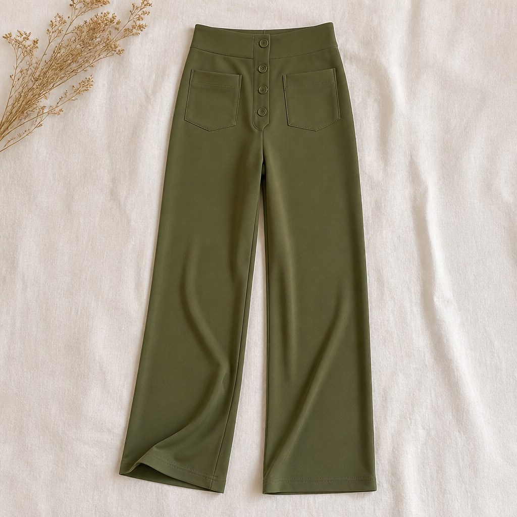 StridaStretch™ – High-Waist Tummy-Smoothing Stretch Pants