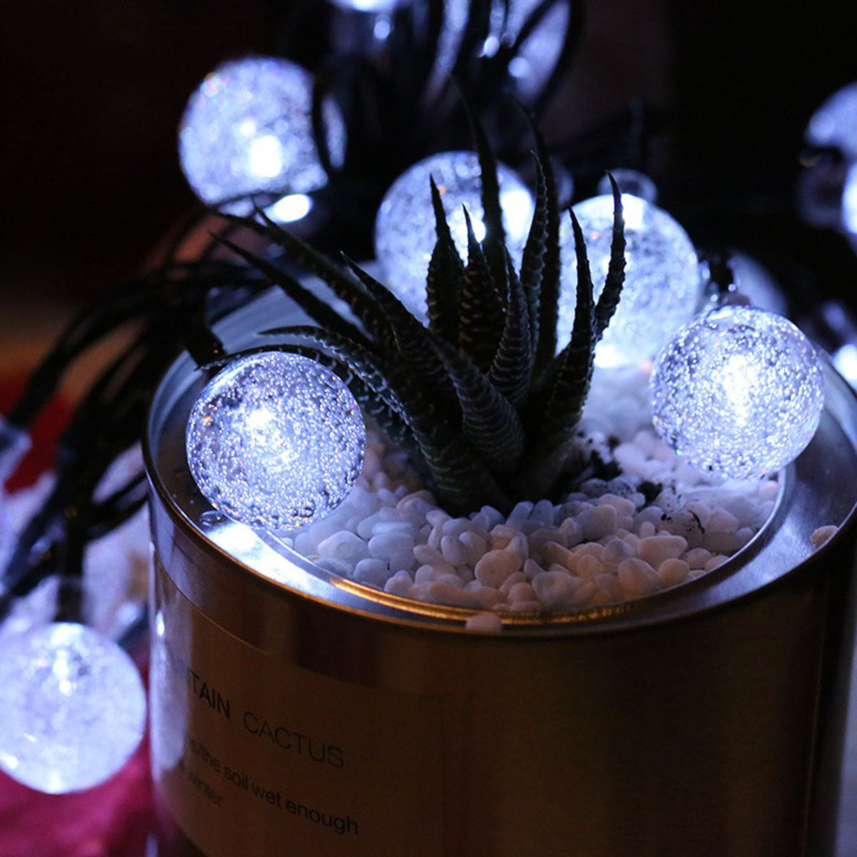Waterproof LED Globe String Lights for Outdoor Camping - Multi-Power