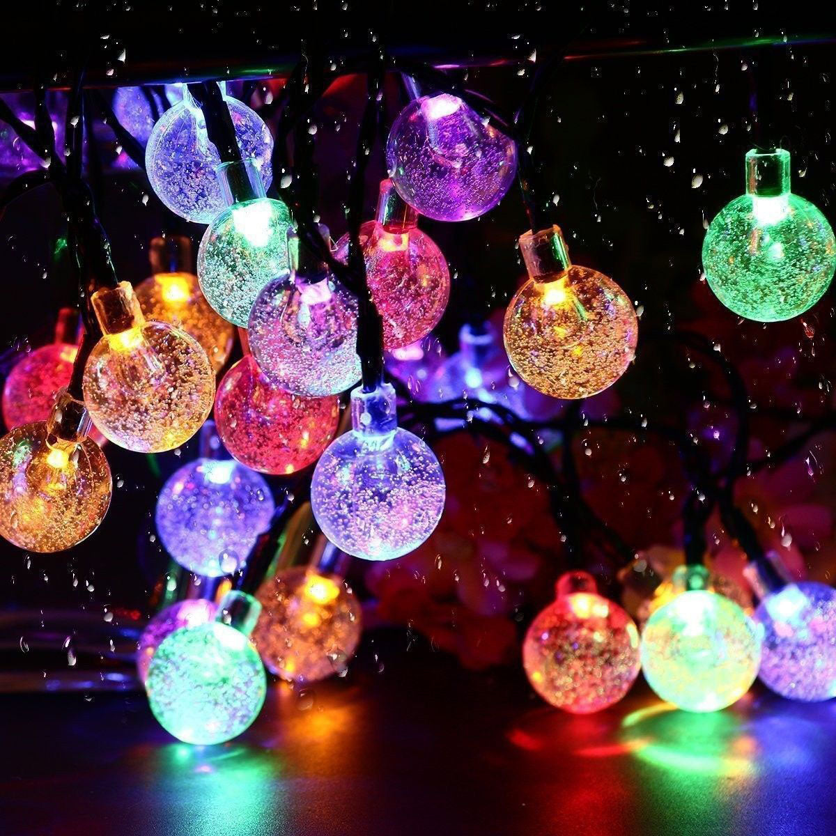 Waterproof LED Globe String Lights for Outdoor Camping - Multi-Power
