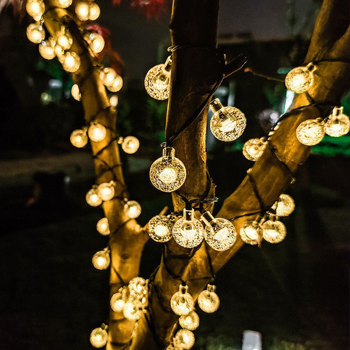 Waterproof LED Globe String Lights for Outdoor Camping - Multi-Power