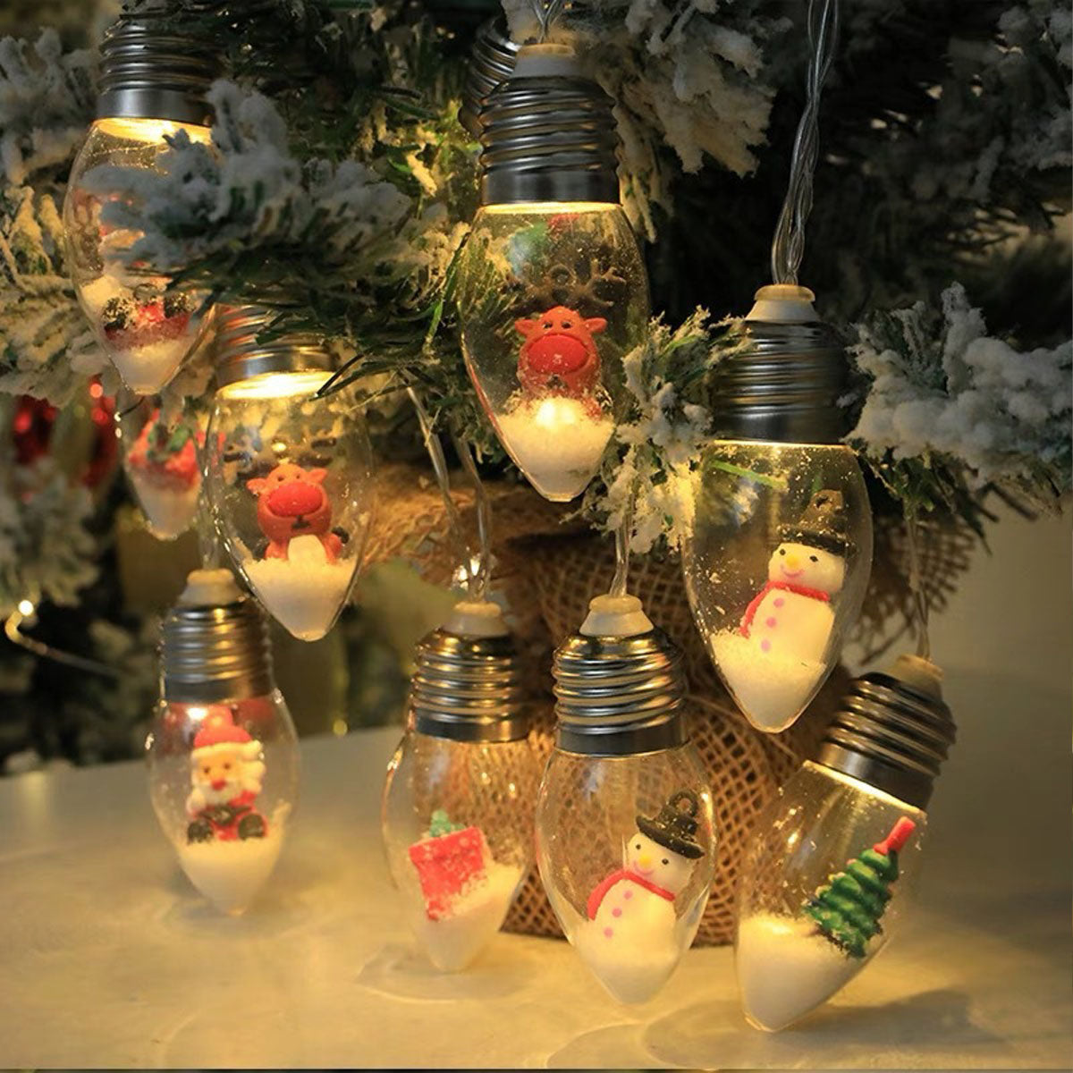 Waterproof LED Globe String Lights for Outdoor Camping - Multi-Power