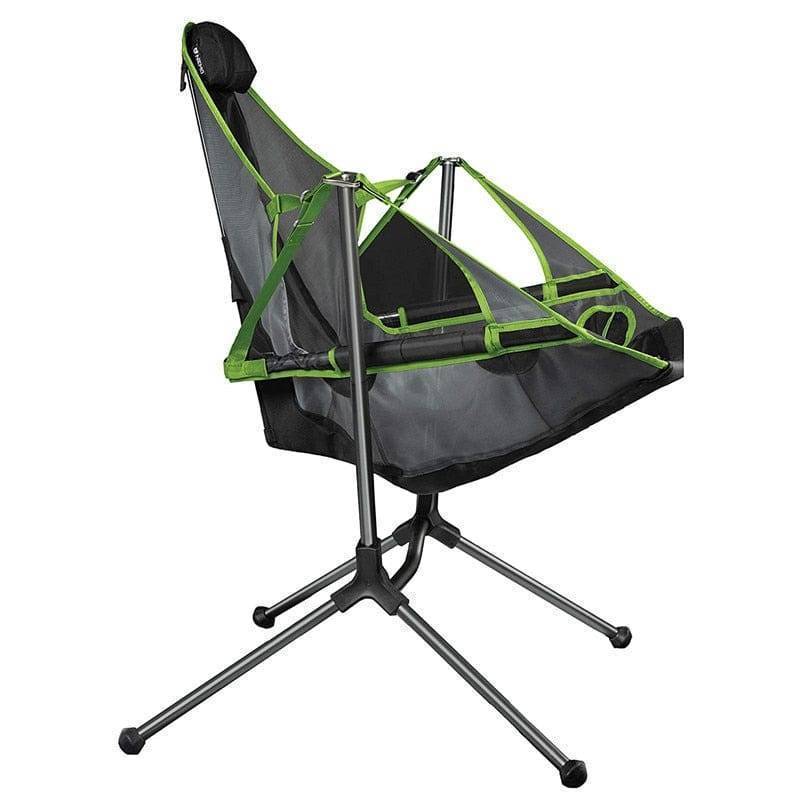Folding Rocking Chair for Camping and Fishing - Portable with Pillow