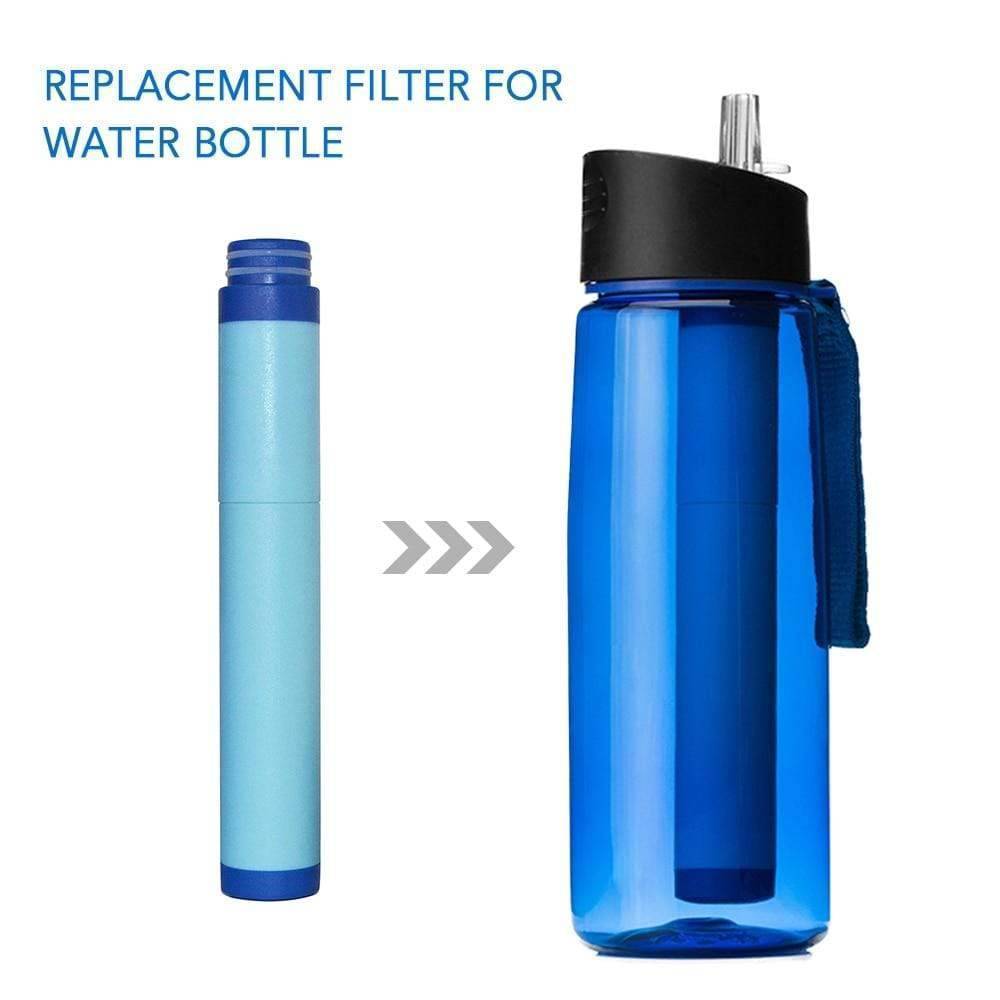 650ml Water Filter Bottle for Outdoor Purification