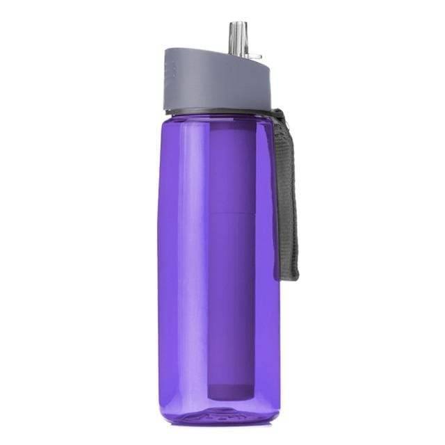 650ml Water Filter Bottle for Outdoor Purification
