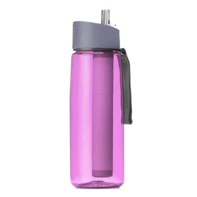 650ml Water Filter Bottle for Outdoor Purification