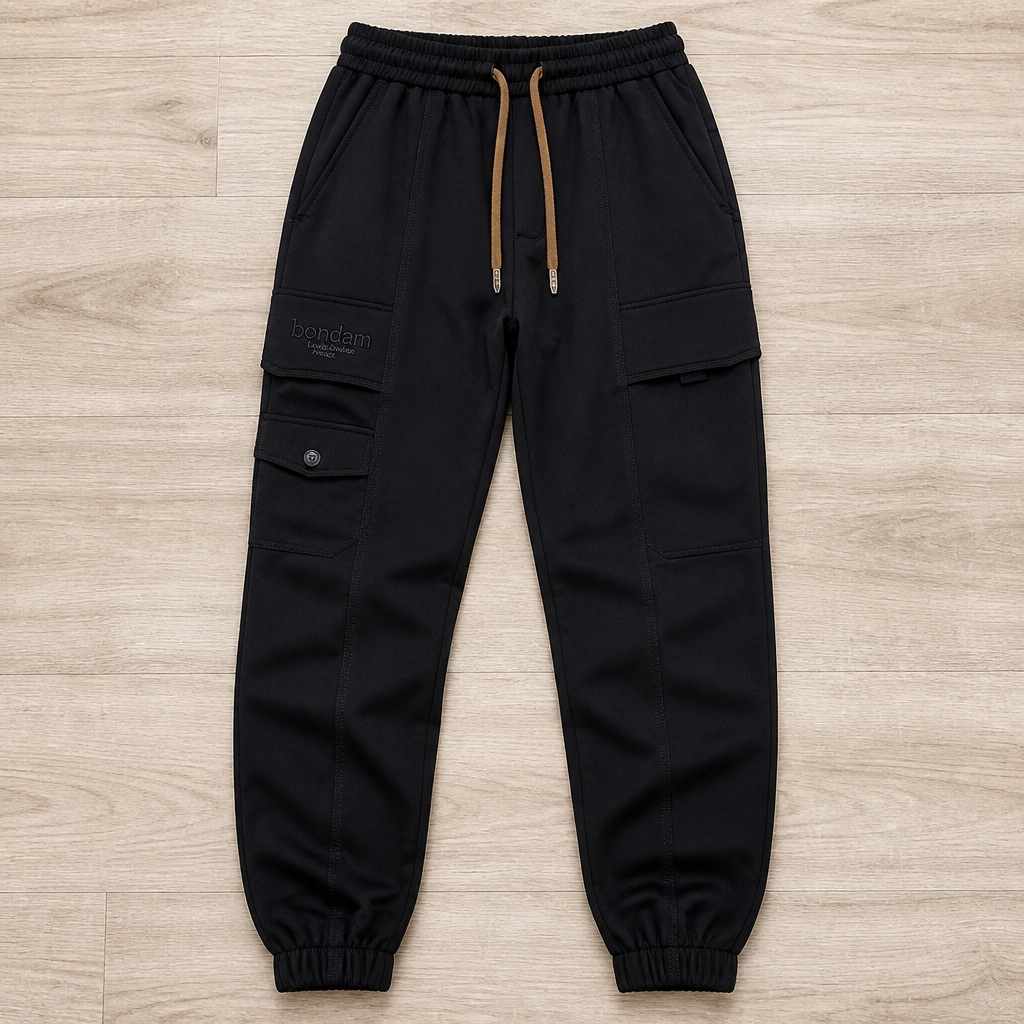 VitaLuxe™ – Relaxed Cargo Joggers with Drawstring Waist