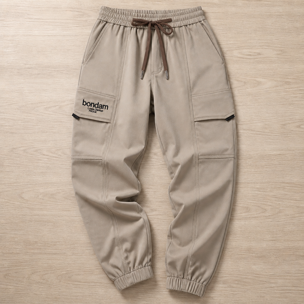 VitaLuxe™ – Relaxed Cargo Joggers with Drawstring Waist
