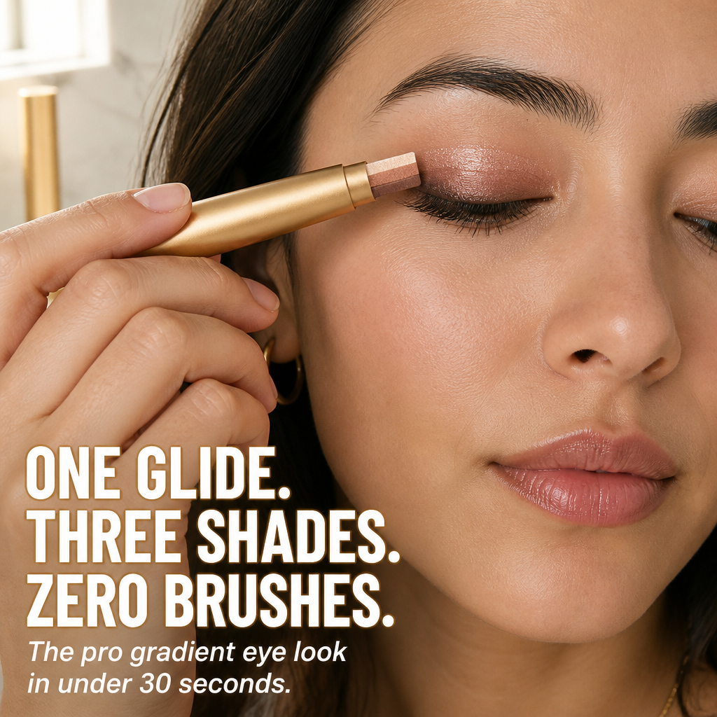 LushAura™ — Swipe a Pro 3-Shade Eye Look in Under 30 Seconds