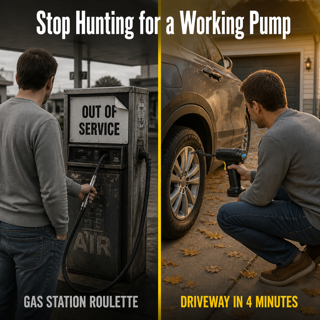 BlazeAir™ — Top Off Any Tire on Any Roadside in Under 4 Minutes