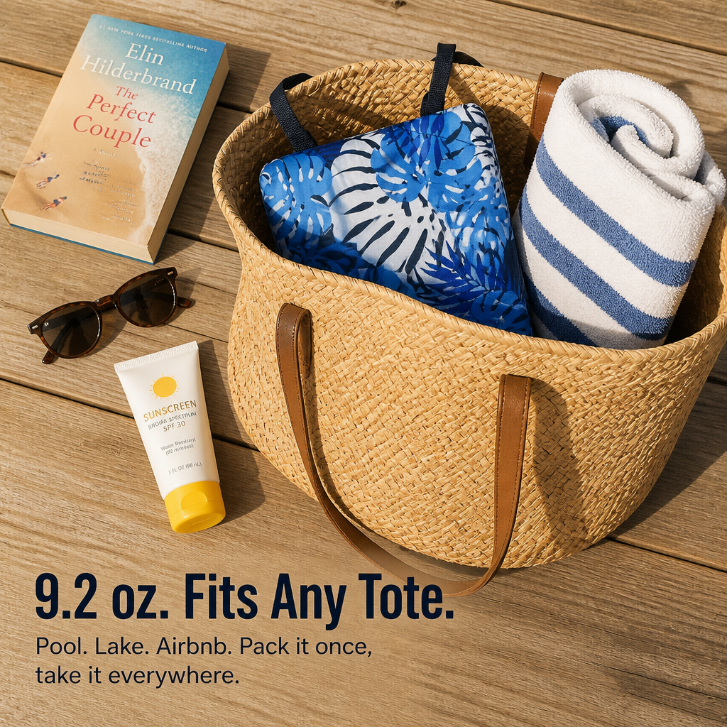 AquaBreeze™ — Sit Upright, Float Steady & Chat Without Soaking Your Hair