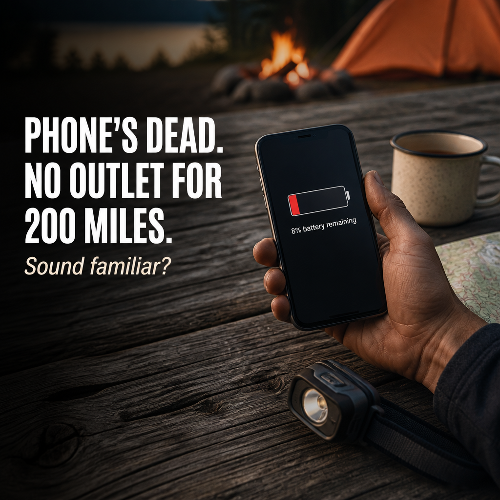 SolaraFlex™ — Clip On Your Pack, Top Off Power Banks While You Hike
