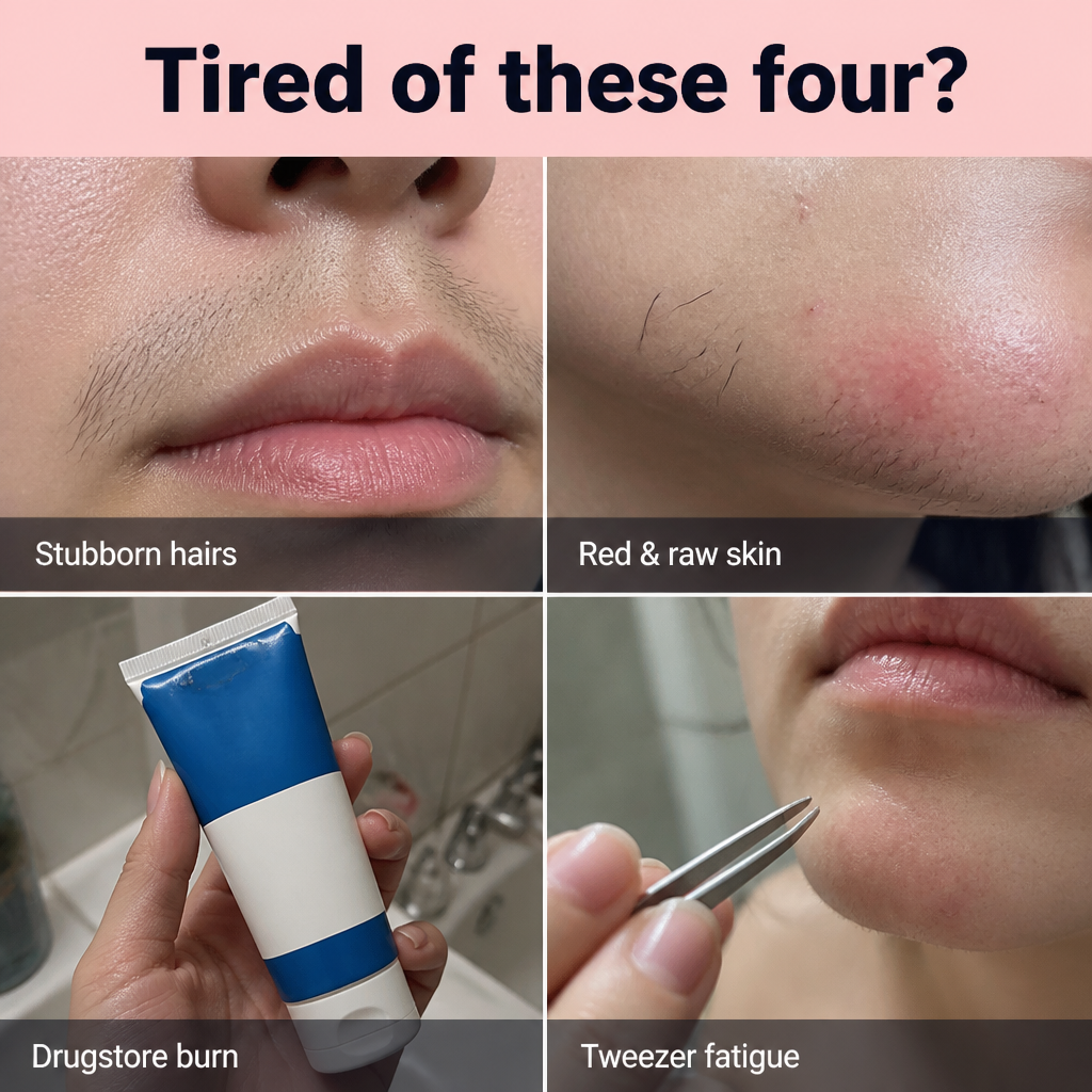 Silkaire™ — Clear Stubborn Chin and Upper Lip Hair Without Burning Your Face