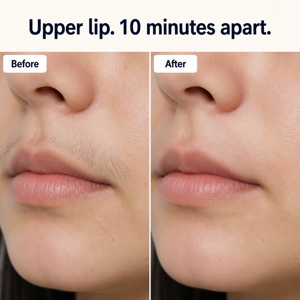 Silkaire™ — Clear Stubborn Chin and Upper Lip Hair Without Burning Your Face
