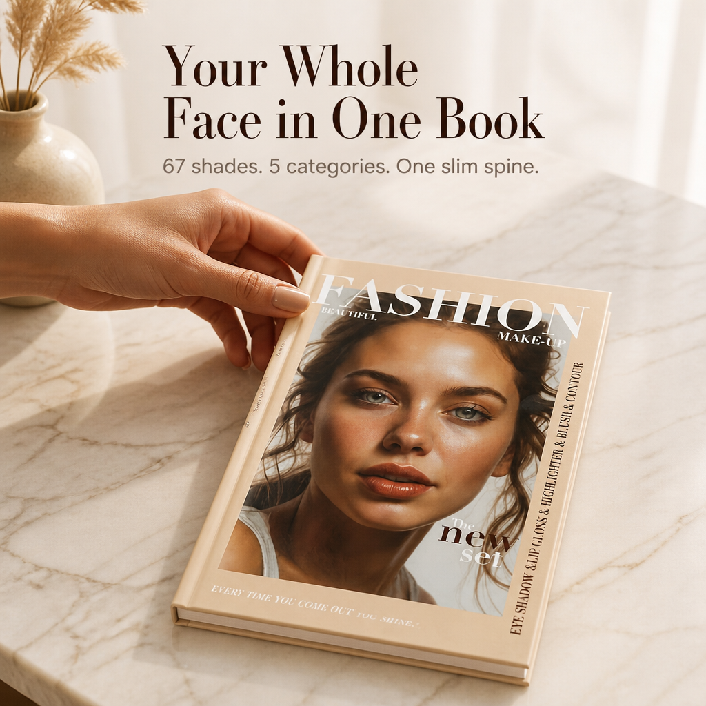 Lumiéra Palette™ — Carry a Full 67-Shade Makeup Studio in One Slim Book