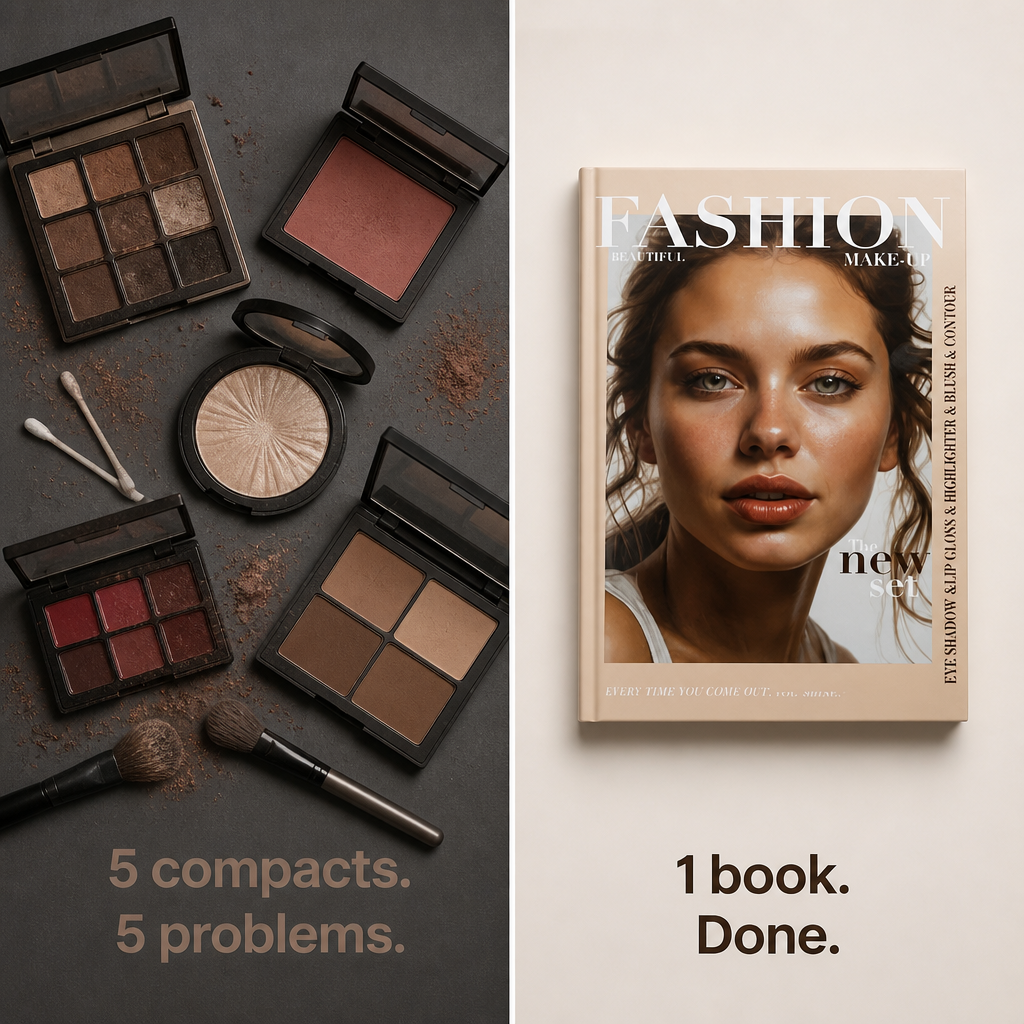 Lumiéra Palette™ — Carry a Full 67-Shade Makeup Studio in One Slim Book