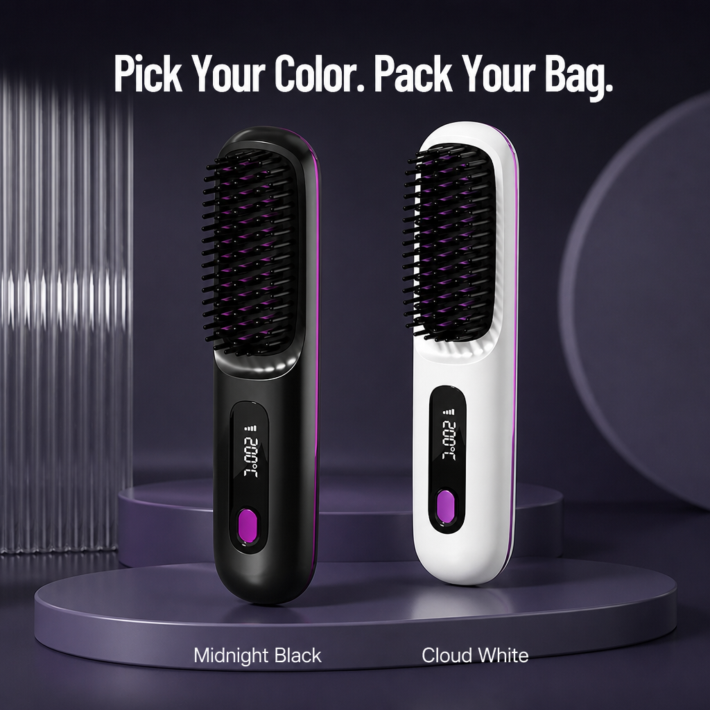 CordMaster™ — Smooth Mid-Day Frizz Anywhere, No Outlet or Cord Required