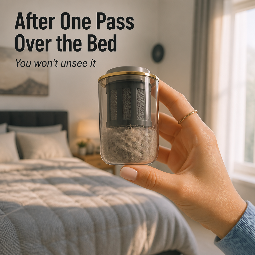 NanoPurify™ — Pull Hidden Dust Mites Out of Your Mattress in One Pass