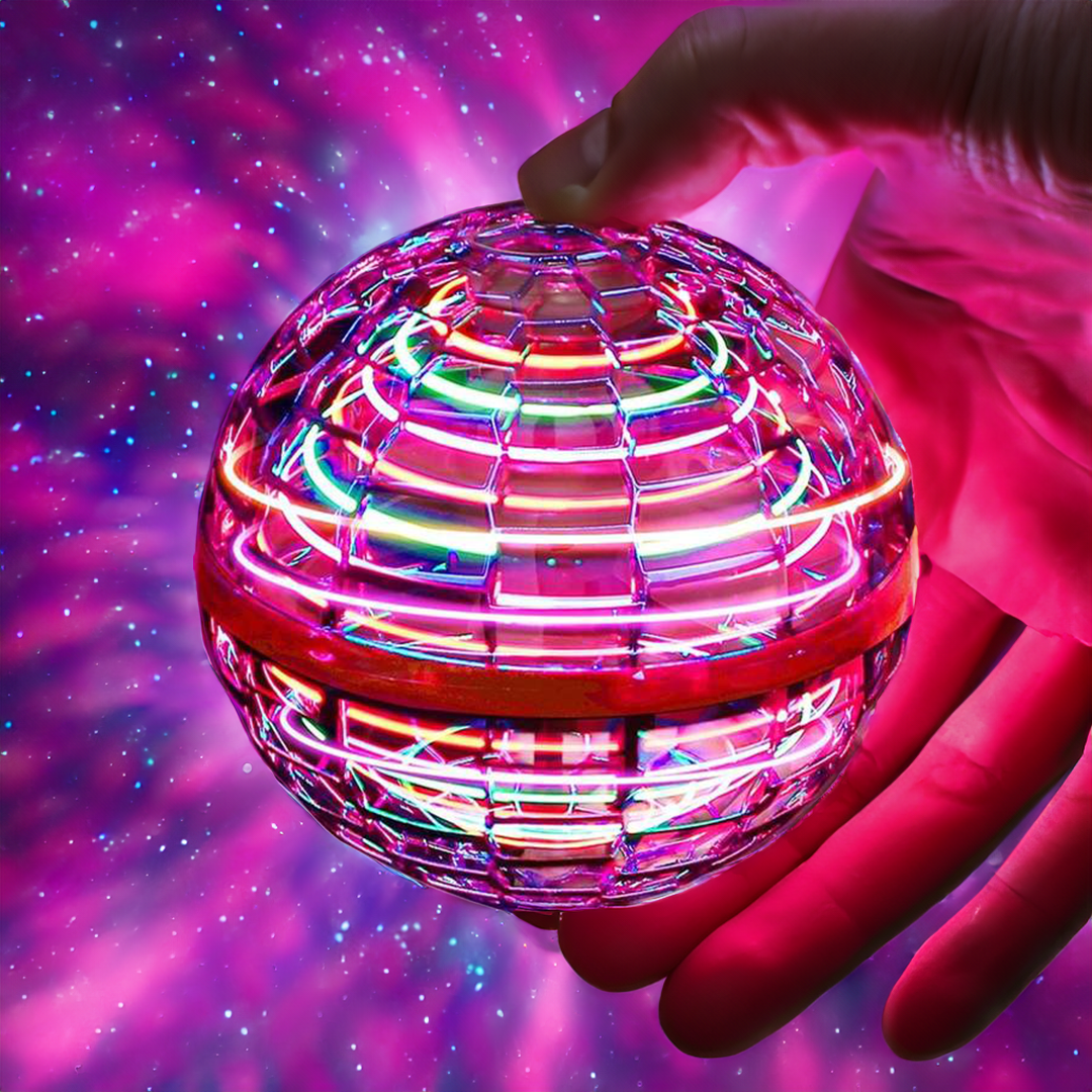 RGB Flying Orb Ball with USB Rechargeable Flight System and Gyro Boomerang