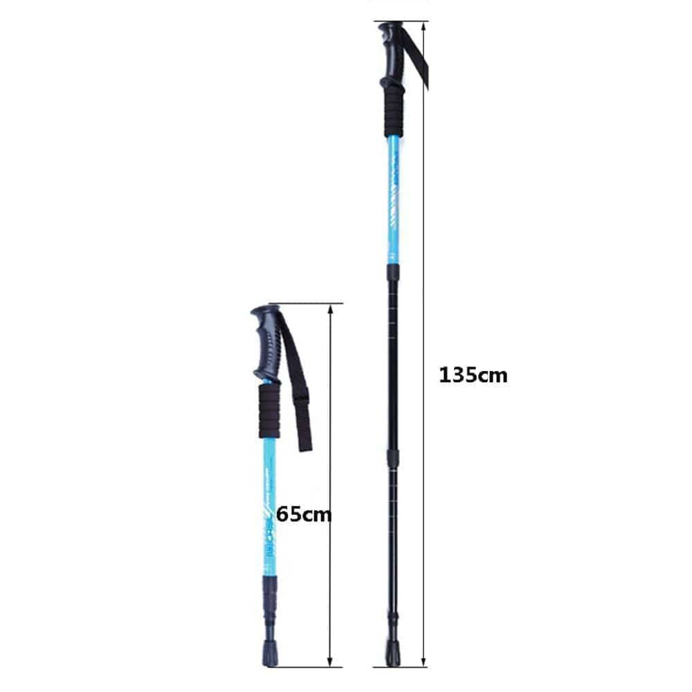 2-Pack Trekking and Hiking Poles with Shock Absorption