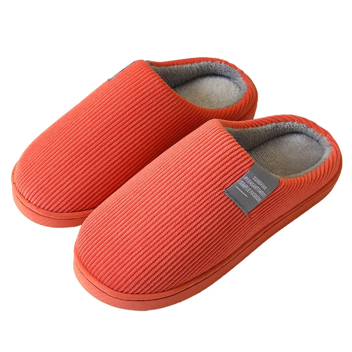 Cozy Slippers in Amber - Experience Embracing Warmth for Cold Days
