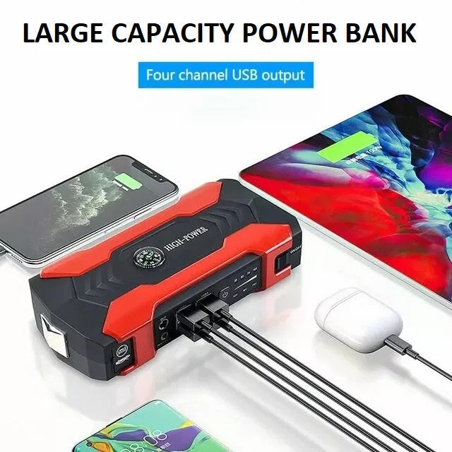 1200A Jump Starter for Cars with Power Bank and LED Flashlight