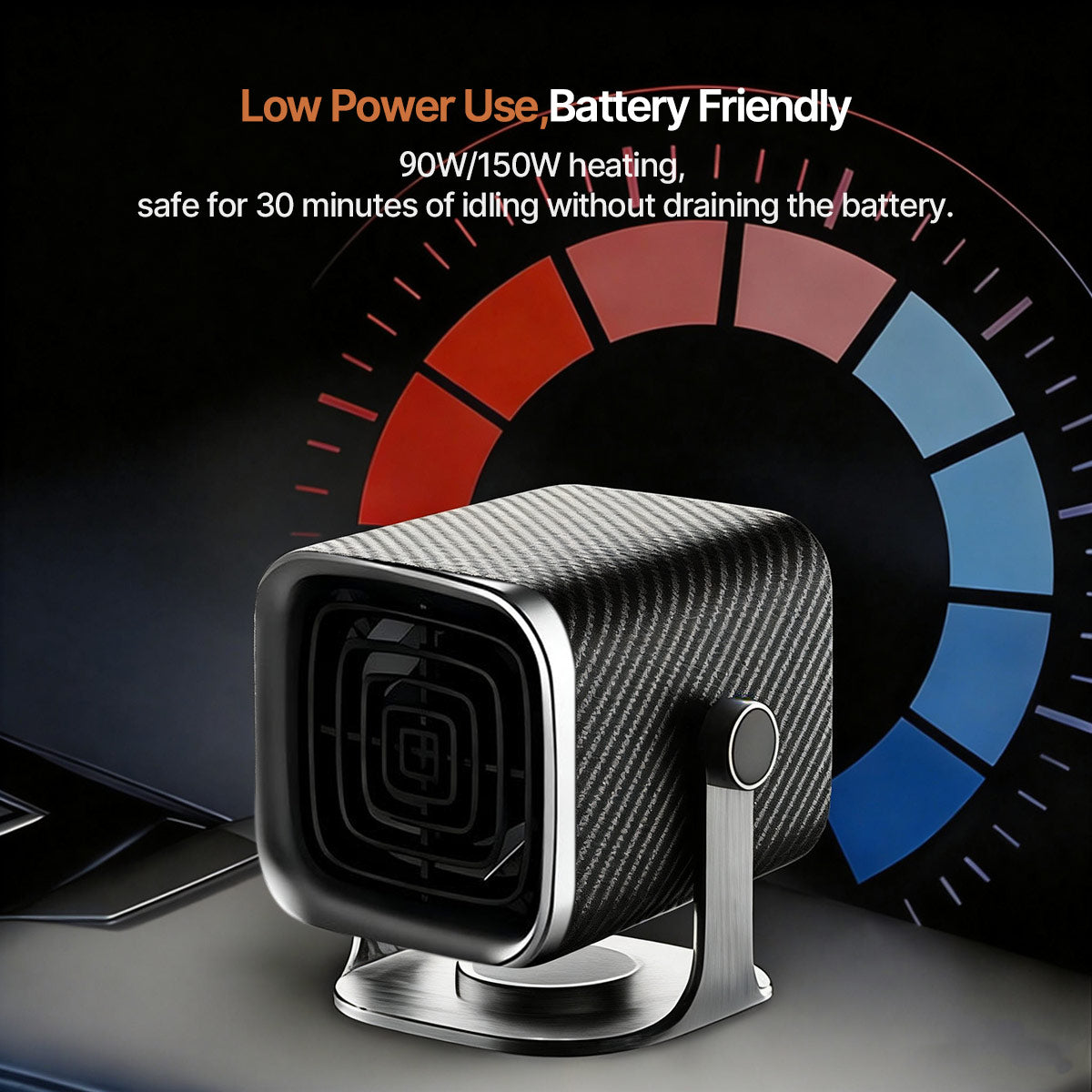 12V/24V Portable Automotive Heater – Quick Defrosting Device