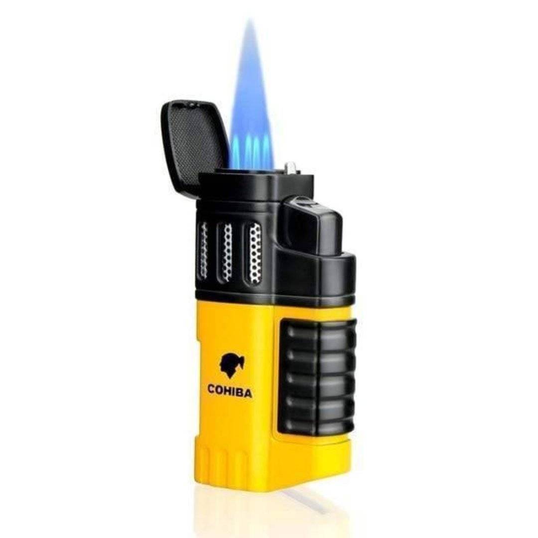 Outdoor 4-Jet Portable Torch Lighter for Activities