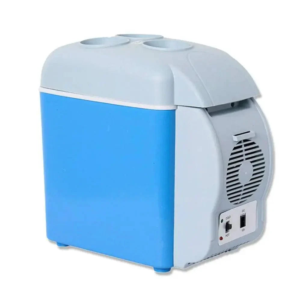 Compact 7.5L Car Fridge and Heater for On-the-Go Use