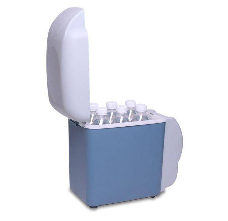 Compact 7.5L Car Fridge and Heater for On-the-Go Use
