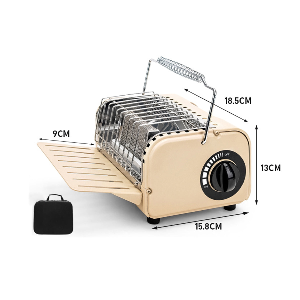 Compact Butane Heater for Camping and Outdoor Warmth