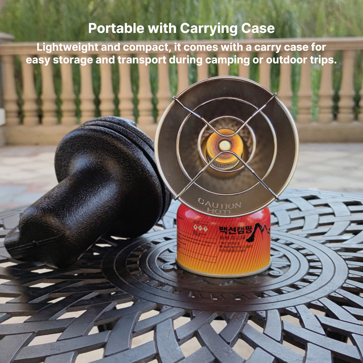 Camping Heater Powered by Butane – Portable Outdoor Heating Solution